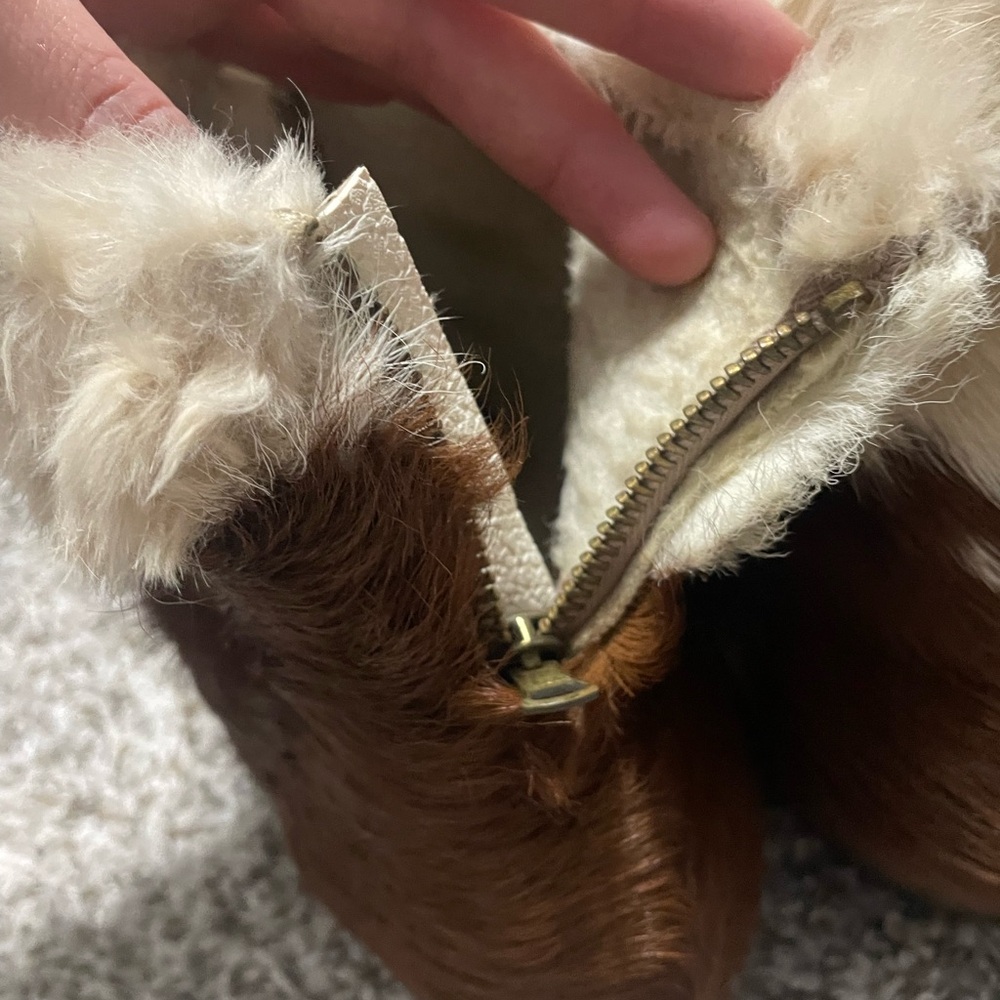 Vintage Fur Cowboy Boots Fineline Sole Made in Australia - Picture 5 of 15